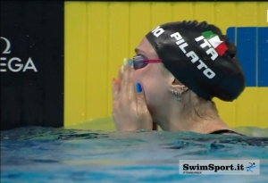 Mondiali di nuoto 2022 - Oro e lacrime per Benedetta Pilato. Campionessa del mondo nei 100 rana.